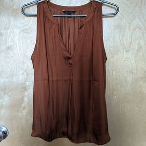 Banana Republic Bronze Silk sleeveless Top
